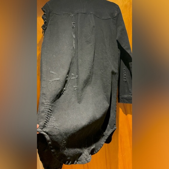 Black Jean shirt or dress - Picture 8 of 9